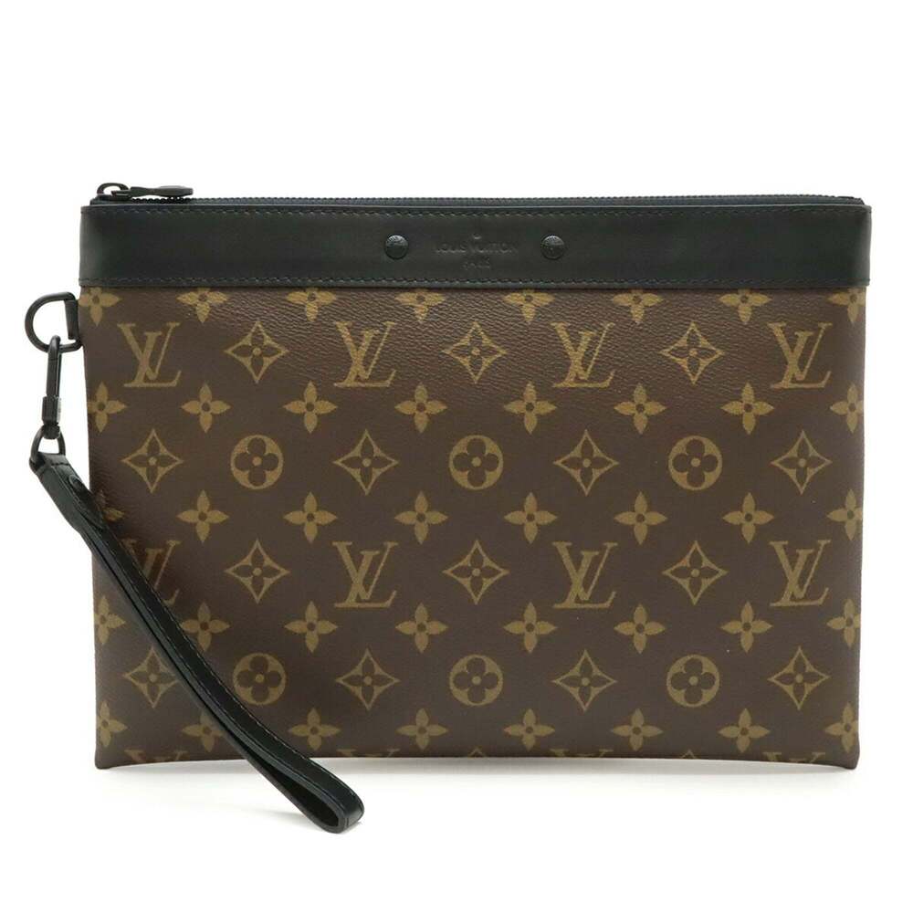 LOUIS VUITTON Black Monogram Pochette Clutch Bag - Picture 2 of 9